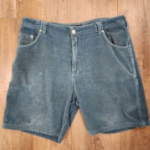 Vintage Patagonia Corduroy Shorts Organic Cotton Blue 90s Baggy Men's size 34